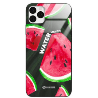 ETUI BLACK CASE GLASS NA TELEFON APPLE IPHONE 11 PRO ARBUZ