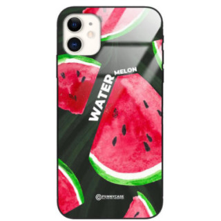 ETUI BLACK CASE GLASS NA TELEFON APPLE IPHONE 11 ARBUZ