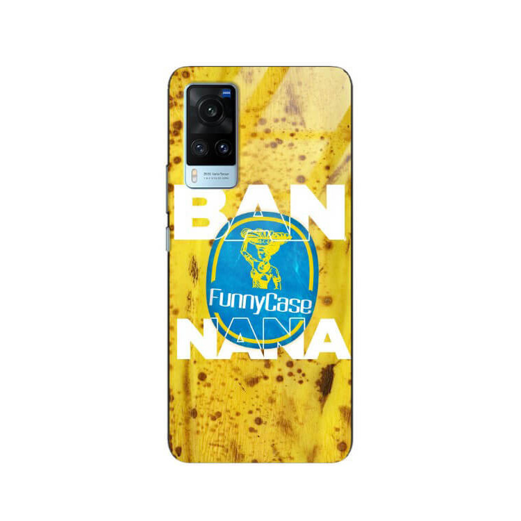 ETUI BLACK CASE GLASS NA TELEFON VIVO X60 BANAN