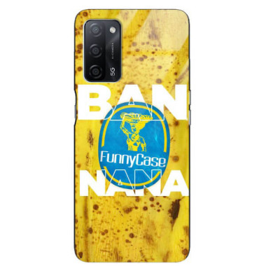 ETUI BLACK CASE GLASS NA TELEFON OPPO A55 BANAN