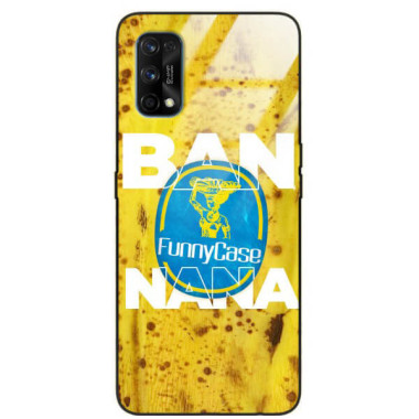 ETUI BLACK CASE GLASS NA TELEFON REALME 7 PRO BANAN