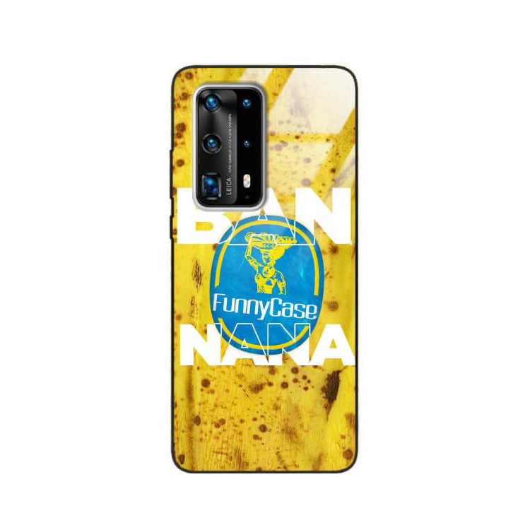 ETUI BLACK CASE GLASS NA TELEFON HUAWEI P40 PRO PLUS BANAN