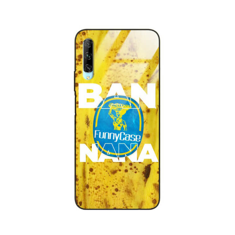 ETUI BLACK CASE GLASS NA TELEFON HUAWEI Y9S / HONOR 9X PRO BANAN