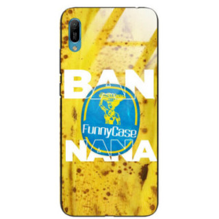 ETUI BLACK CASE GLASS NA TELEFON HUAWEI Y6 2019 BANAN