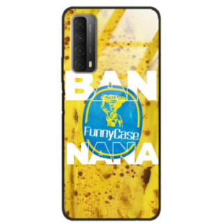 ETUI BLACK CASE GLASS NA TELEFON HUAWEI P SMART 2021 / Y7a BANAN