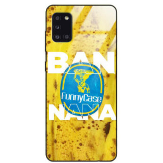 ETUI BLACK CASE GLASS NA TELEFON SAMSUNG GALAXY A31 BANAN