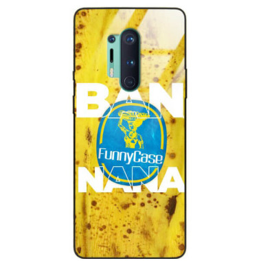 ETUI BLACK CASE GLASS NA TELEFON ONEPLUS 8 PRO BANAN