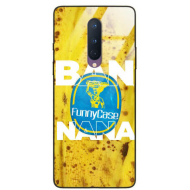 ETUI BLACK CASE GLASS NA TELEFON ONEPLUS 8 BANAN