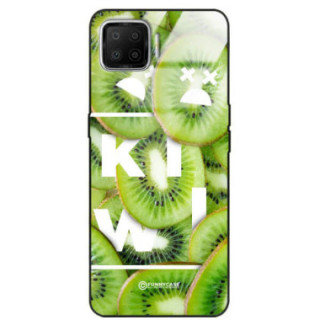 ETUI BLACK CASE GLASS NA TELEFON OPPO F17 KIWI