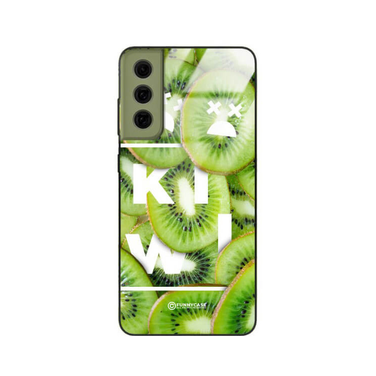 ETUI BLACK CASE GLASS NA TELEFON SAMSUNG GALAXY S21FE KIWI