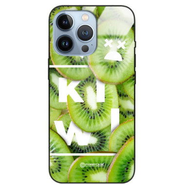 ETUI BLACK CASE GLASS NA TELEFON APPLE IPHONE 13 PRO KIWI