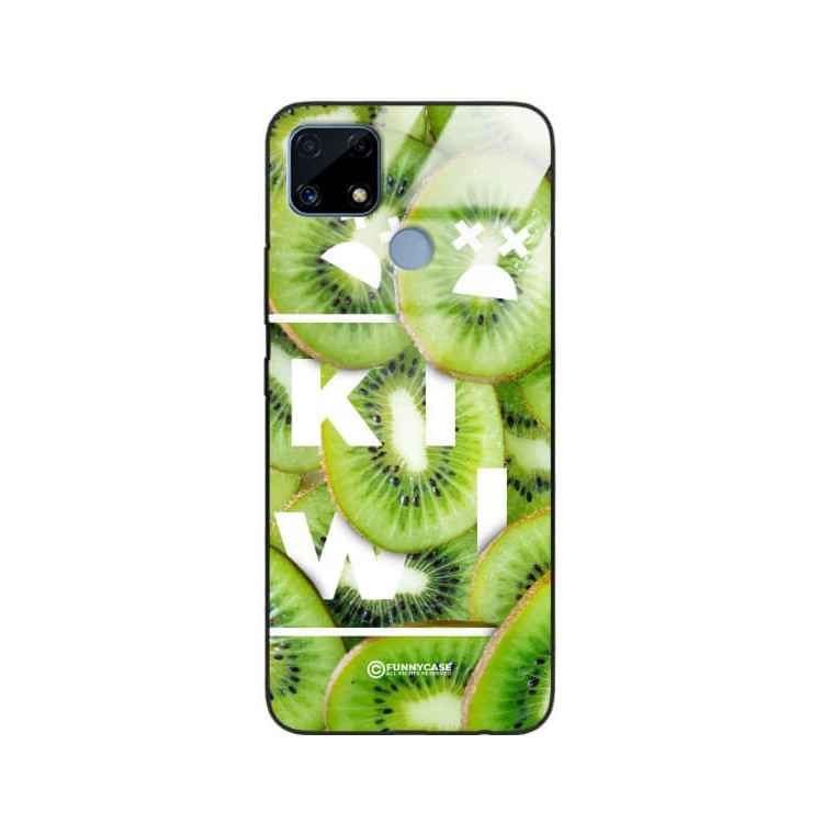 ETUI BLACK CASE GLASS NA TELEFON REALME C25 KIWI