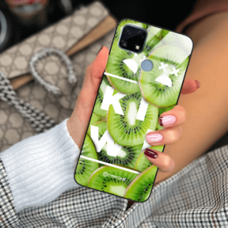 ETUI BLACK CASE GLASS NA TELEFON REALME C25 KIWI