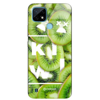 ETUI BLACK CASE GLASS NA TELEFON REALME C21 KIWI