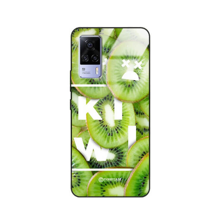 ETUI BLACK CASE GLASS NA TELEFON VIVO S9E KIWI