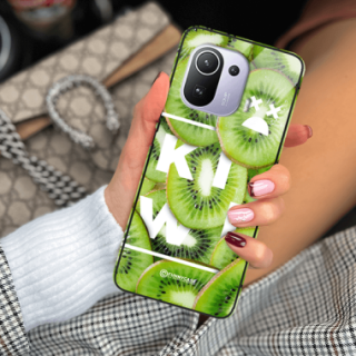 ETUI BLACK CASE GLASS NA TELEFON XIAOMI Mi 11 PRO KIWI