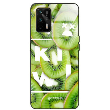 ETUI BLACK CASE GLASS NA TELEFON REALME GT KIWI