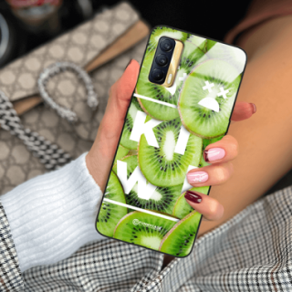 ETUI BLACK CASE GLASS NA TELEFON REALME V15 KIWI