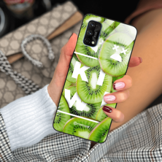 ETUI BLACK CASE GLASS NA TELEFON REALME 7 PRO KIWI