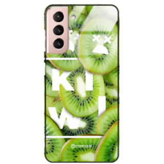 ETUI BLACK CASE GLASS NA TELEFON SAMSUNG S21 / S30 KIWI