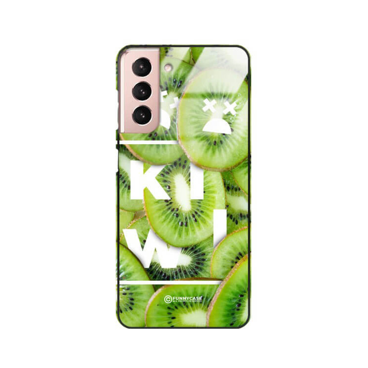 ETUI BLACK CASE GLASS NA TELEFON SAMSUNG S21 / S30 KIWI