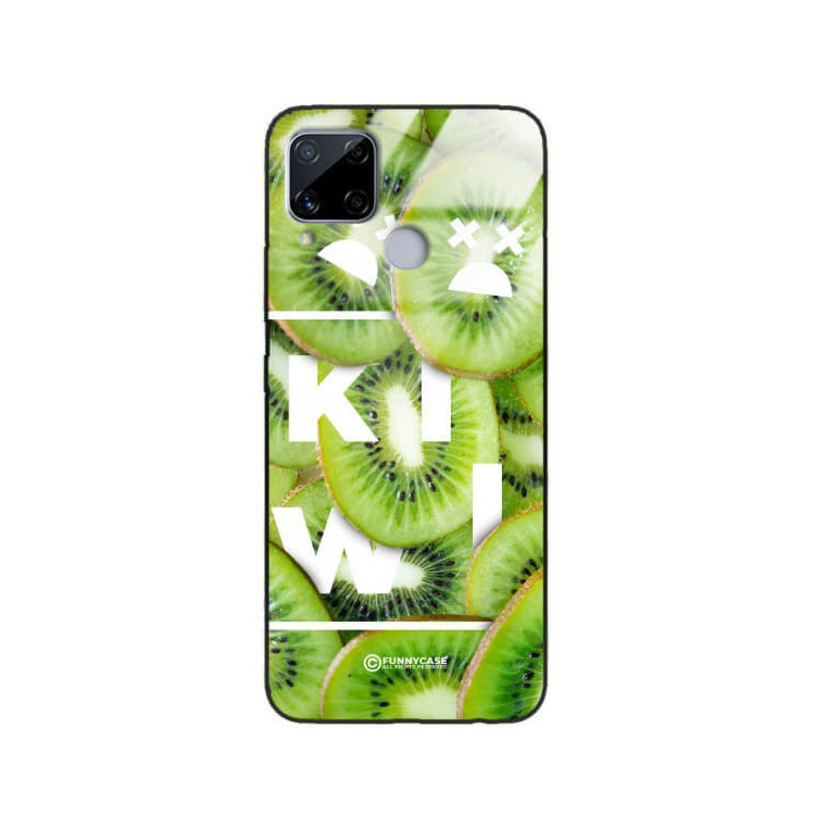 ETUI BLACK CASE GLASS NA TELEFON REALME C15 KIWI