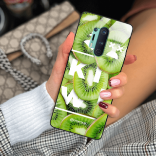 ETUI BLACK CASE GLASS NA TELEFON ONEPLUS 8 PRO KIWI