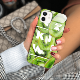 ETUI BLACK CASE GLASS NA TELEFON APPLE IPHONE 12 KIWI