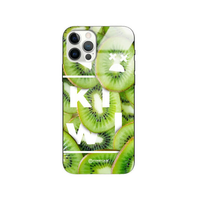 ETUI BLACK CASE GLASS NA TELEFON APPLE IPHONE 12 PRO KIWI