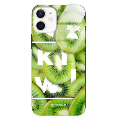 ETUI BLACK CASE GLASS NA TELEFON APPLE IPHONE 12 MINI KIWI