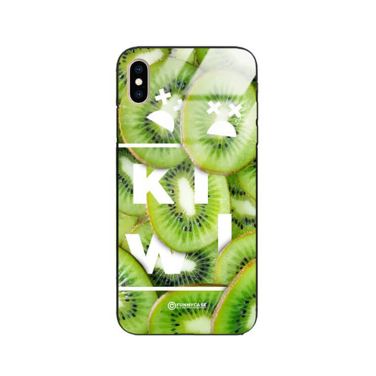 ETUI BLACK CASE GLASS NA TELEFON APPLE IPHONE XS MAX KIWI