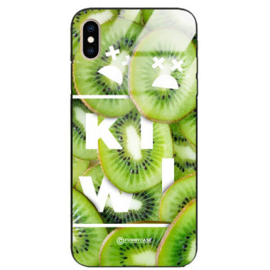 ETUI BLACK CASE GLASS NA TELEFON APPLE IPHONE XS MAX KIWI