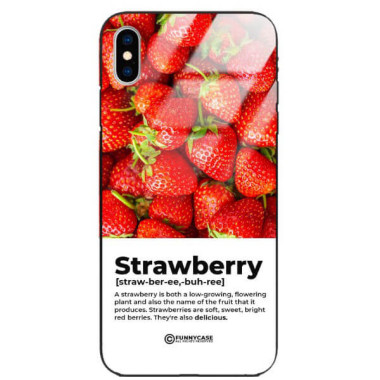 ETUI BLACK CASE GLASS NA TELEFON APPLE IPHONE XS TRUSKAWKI