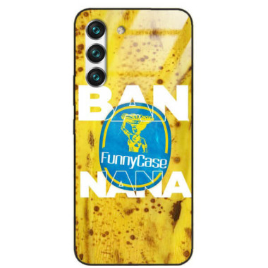 ETUI BLACK CASE GLASS NA TELEFON SAMSUNG GALAXY S22 BANAN