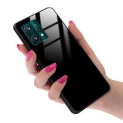 ETUI BLACK CASE GLASS NA TELEFON REALME 9 PRO PLUS CZARNY