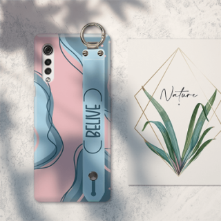 ETUI Z PASKIEM NA TELEFON LG VELVET ABSTRACT