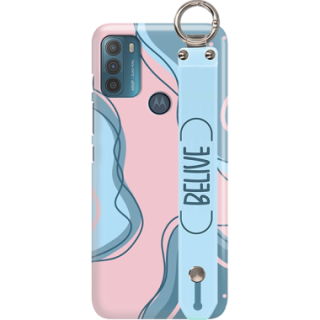 ETUI Z PASKIEM NA TELEFON MOTOROLA MOTO G50 ABSTRACT