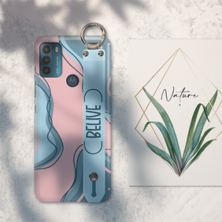 ETUI Z PASKIEM NA TELEFON MOTOROLA MOTO G50 ABSTRACT