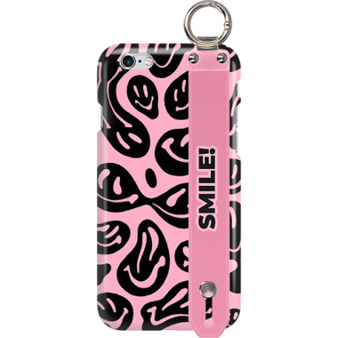 ETUI Z PASKIEM NA TELEFON APPLE IPHONE 6 SMILEY