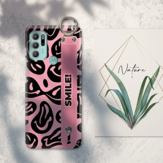 ETUI Z PASKIEM NA TELEFON MOTOROLA G60S SMILEY