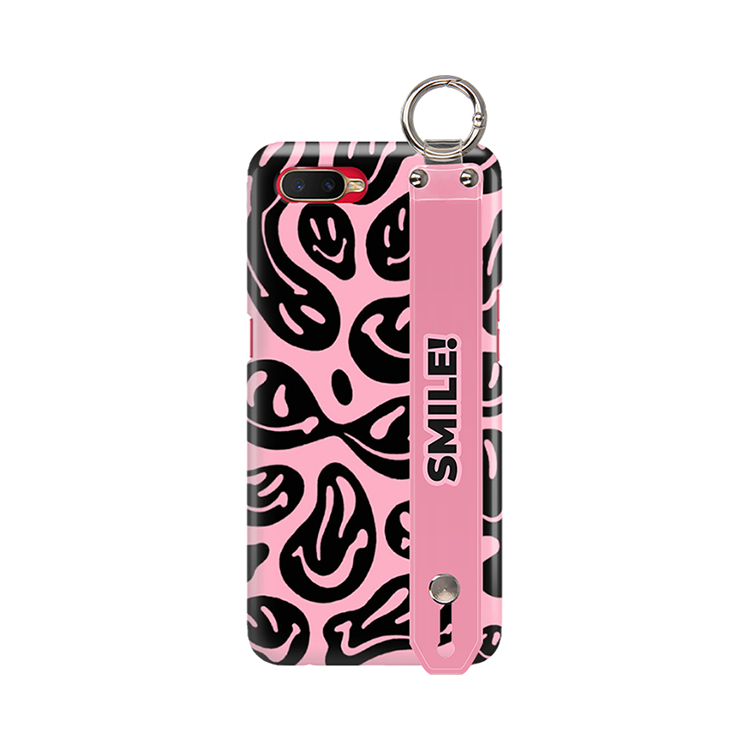 ETUI Z PASKIEM NA TELEFON OPPO RX17 NEO SMILEY