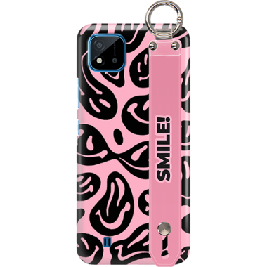 ETUI Z PASKIEM NA TELEFON REALME C20 SMILEY