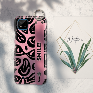 ETUI Z PASKIEM NA TELEFON REALME C20 SMILEY