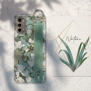 ETUI Z PASKIEM NA TELEFON MOTOROLA MOTO G60 MAGNOLIE