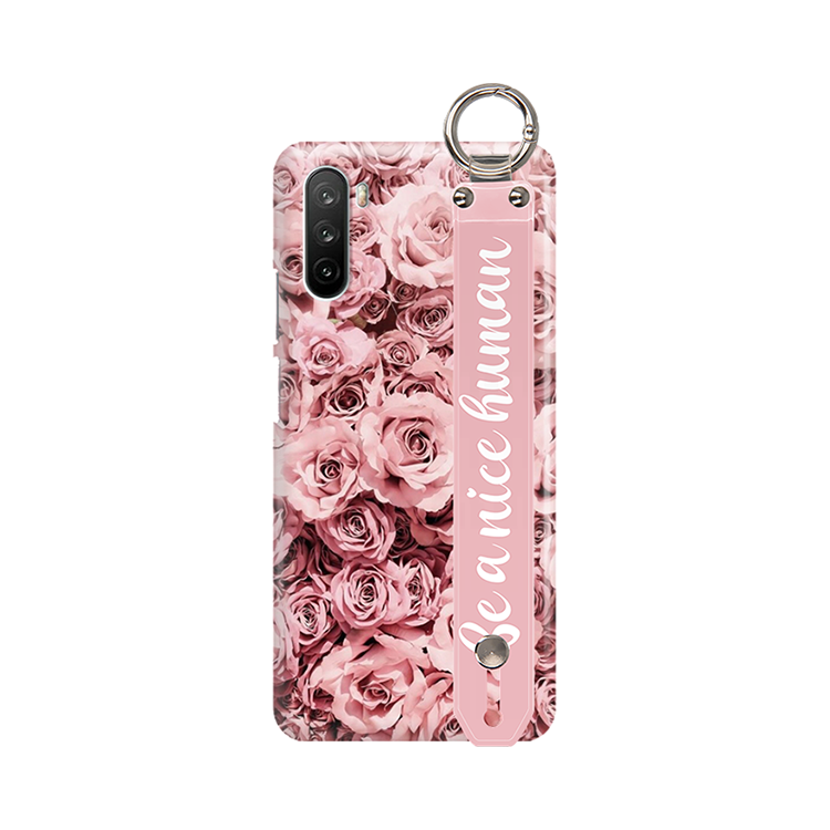 ETUI Z PASKIEM NA TELEFON HUAWEI MAIMANG 9 RÓŻOWE RÓŻE