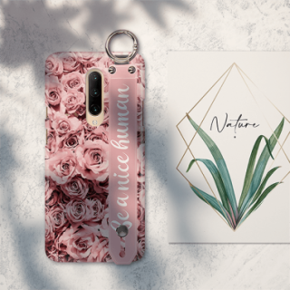 ETUI Z PASKIEM NA TELEFON ONEPLUS 7 PRO RÓŻOWE RÓŻE