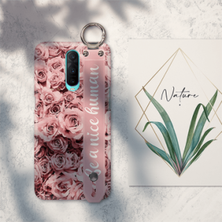 ETUI Z PASKIEM NA TELEFON OPPO RX17 PRO RÓŻOWE RÓŻE