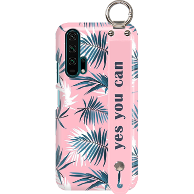 ETUI Z PASKIEM NA TELEFON HUAWEI HONOR 20 PRO EGZOTYCZNE PALMY