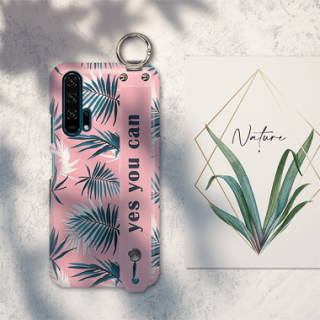 ETUI Z PASKIEM NA TELEFON HUAWEI HONOR 20 PRO EGZOTYCZNE PALMY