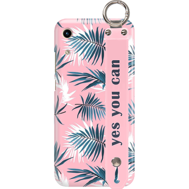 ETUI Z PASKIEM NA TELEFON HUAWEI HONOR 8A EGZOTYCZNE PALMY